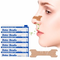 PLASTRY NA NOS BETTER BREATHE NA CHRAPANIE SPORT BIEGANIE 10 SZT