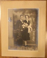 PORTRET ŚLUBNY - CIEKAWE STARE ZDJĘCIE