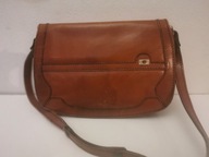 VINTAGE PODKOWA TOREBKA MIEJSKA SKÓRZANA ORYGINALNA NA RAMIĘ ITALY