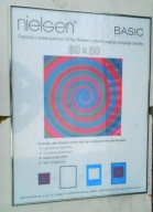 NIELSEN Rama obrazu, lustra ze szkłem 60x80x2, Alu