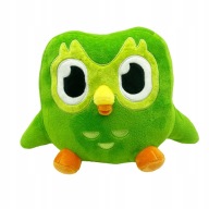 MASKOTKA DUOLINGO DUO PLUSZOWA ZABAWKA ZIELONA SOWA PLUSZAK 20 CM