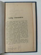 Listy litewskie - Michał Römer - "Kultura" - artykuł z 1908 roku