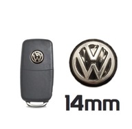 Zaślepka kluczyka Logo emblemat znaczek VW czarny 3B0837891 14 mm