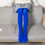 RAJSTOPY 60 DEN aksamitne GŁADKIE granat miękkie gładkie MICROFIBRA