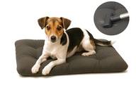 LEGOWISKO DLA PSA PODUCHA 70X50 MIĘKKA POSŁANIE MIKROFIBRA GRAFIT
