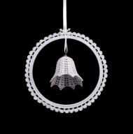 Zawieszka ozdoba na okno szydełkowa 15cm (Z127)