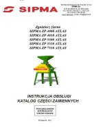 SIPMA ZP 4000, 4100, 5500, 5510, 7510 ATLAS - instrukcja, katalog (do 2013)