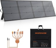MHPOWOS PANEL SŁONECZNY SOLAR PRZENOŚNY 220W IP67 40V SKŁADANY ŁADOWARKA