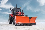 Pług Śnieżny Strzałka Hydramet 3m do Śniegu TUZ koła podporowe - Od ręki