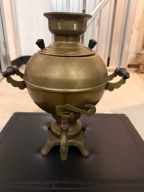 Ładny Samowar elektryczny mosiężny CCCP