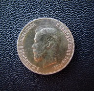 Moneta 10 rubli 1901r. Mikołaj II Rosja Petersburg