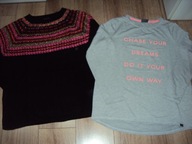 Zestaw bluza sweter C&A roz.L jak nowe damskie 2 szt