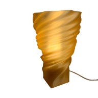 Lampa Led stołowa nocna nowoczesna Kielich E 27 duża designerska wys 30 cm