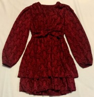 śliczna sukienka damska gruba koronka 36/38 wymiary podane w opisie