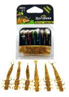 Robak na okonia 50 mm, przynęta super soft - na pstrąga - SpinBass