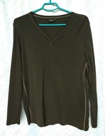 BLUZKA DAMSKA SURE BRĄZOWA BAWEŁNA 44-46