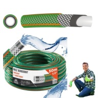 WĄŻ OGRODOWY GUMOWY ZBROJONY CZTERY WARSTWY 50 M 3/4" DO PODLEWANIA ROŚLIN