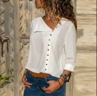 Elegancka Bluzka Szyfonowa XL/42, XXL/44 NOWA