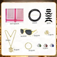 KOSTIUM ARABSKI SZEJKA PRZEBRANIE SZEJK DLA DOROSŁYCH ARAB SZEJK 180-185cm