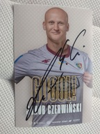 Zdjęcie 10x15 autograf Piast Gliwice Gol Jakub Czerwiński sezon 2024/25