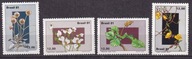 1981 Brazylia kwiaty Mi 1846-49 **
