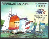 MALI - I.O. Los Angeles`84 -Regaty żeglarskie 1984 ** Mi B-24 (1983)