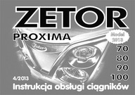 Zetor Proxima 70, 80, 90, 100 model 2013 - instrukcja obsługi PL (2013)