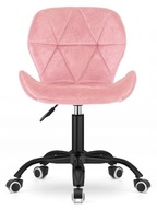 FOTEL OBROTOTY DO POKOJU DZIEWCZYNKI WYGODNY LUGANO RÓŻOWY