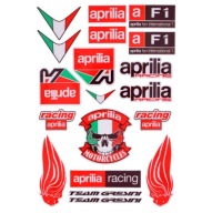 NAKLEJKI NA MOTOR MOTOCYKL ROWER APRILIA RS SR FACTORY RACING