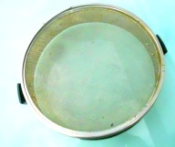 Sito metalowe okrągłe 30 cm, wyjmowany wkład