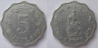 Malta 5 mils 1972
