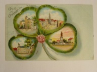 Zielona Góra koniczyna wyd. 1900 obieg 1907 lit. secesja