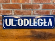 Szyld emaliowany, antyk, blacha