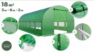 TUNEL FOLIOWY OGRODOWY SZKLARNIA 6x3m FOLIA PREMIUM WARZYWA 18m2 + GRATIS
