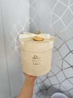 PREZENT DLA NOWORODKA NA NARODZINY PUSTY BOX STWÓRZ ZESTAW BEJBI BOX BEŻOWY