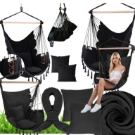 FOTEL WISZĄCY KRZESŁO BRAZYLIJSKIE HUŚTAWKA HAMAK OGRODOWY BOHO