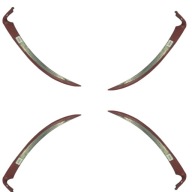 KOSA RĘCZNA KUTA KOSISKO DO WYCINANIA TRAWY GAŁĘZI 8 80 cm 1,3 kg