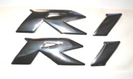 YAMAHA Logo 3D Black R1 2szt 6,5x1,7cm Emblemat Yamaha R1 R 1