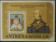 Antigua bloczek filatelistyczny (2