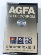 AGFA STEREOCHROM 60+6 KASETA MAGNETOFONOWA