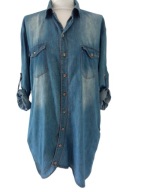 Kate Collection asymetryczna tunika koszula damska r 2XL