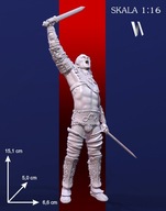 Gannicus - słynny Bóg Areny z serialu "Spartakus"- figurka wydruk 3D