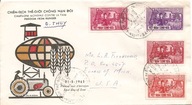 WIETNAM POŁUDNIOWY -koperta FDC -obieg 1963 rok -do USA