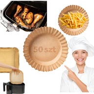 WKŁAD DO AIR FRYER WKŁAD PAPIEROWY DO FRYTKOWNICY BEZTŁUSZCZOWEJ 4x50 SZT