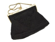 PIĘKNA STARA TOREBKA BALOWA KORALIKI MASA PERŁOWA ZOBACZ!