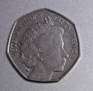 Wyspa Man 50 pensów 2021r. 95. rocznica urodzin Elżbiety II