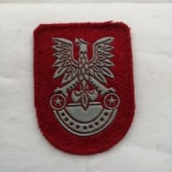 Naszywka wojskowa orzełek wiśniowy