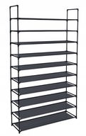 WYSOKI REGAŁ NA BUTY OBUWIE METALOWY ORGANIZER STOJAK SZAFA Z PÓŁKAMI 175cm