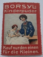 Borsyl - puder zasypka - zalepka reklamowa