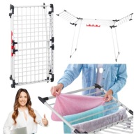 SUSZARKA NA PRANIE TELESKOPOWA WOLNOSTOJĄCA DUŻA BALKONOWA POZIOMA MASSIDO